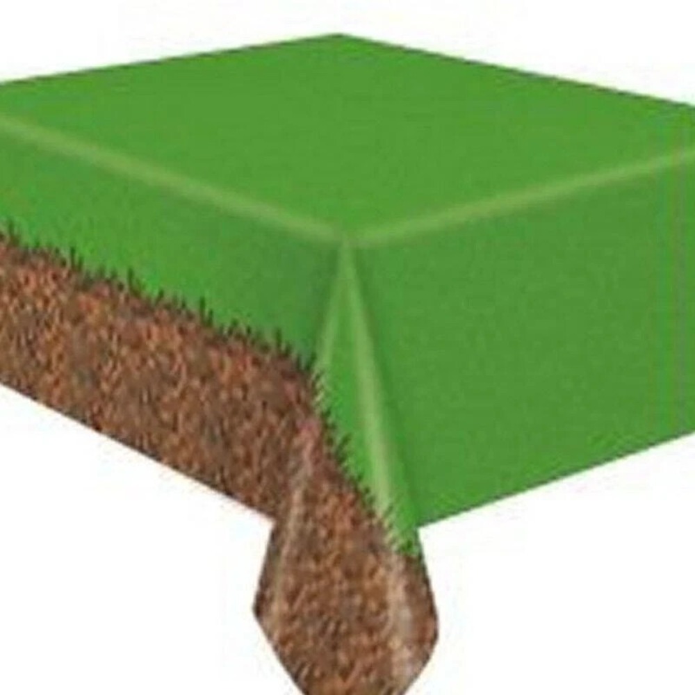 Minecraft 54" x 84"‎ Tablecloth Tablecover | Kids Party Supply | Plastic | NEW